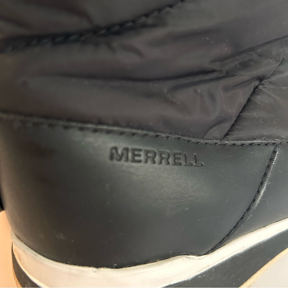 Merrell Snowcreek Mid Zip Cozy Polar Waterproof Winter Boots Black Womens 10 - Picture 11 of 14